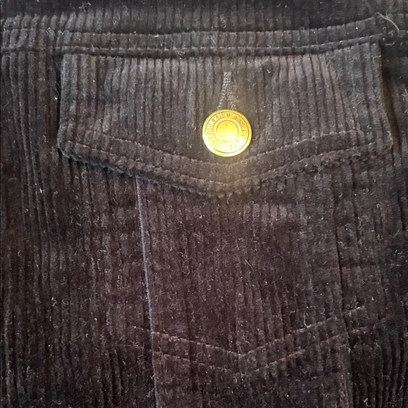 Ralph Lauren Black Corduroy Jacket with Gold Buttons - Picture 2 of 7